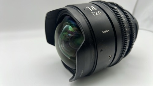 Sigma HSP FF 14 T.2.0 high speed prime lens
