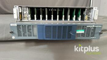 HSE6800+ [Qty 10] 3G/HD/SD/ASI Serial Digital Video DistributionAmplifiers in Leitch FR6802+ Broadcast Signal Router, 100-240VAC/DC, BNC Connectors