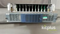 HSE6800+ [Qty 10] 3G/HD/SD/ASI Serial Digital Video DistributionAmplifiers in Leitch FR6802+ Broadcast Signal Router, 100-240VAC/DC, BNC Connectors