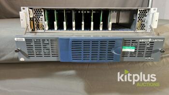 SE6800+ [Qty 8] 3G/HD/SD/ASI Serial Digital Video DistributionAmplifiers in Leitch FR6802+Leitch FR6802+ Video Routing Switcher, 8 Slots, 8 cards.