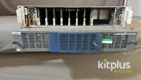 SE6800+ [Qty 8] 3G/HD/SD/ASI Serial Digital Video DistributionAmplifiers in Leitch FR6802+Leitch FR6802+ Video Routing Switcher, 8 Slots, 8 cards.