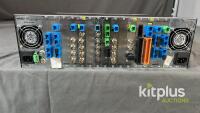 Evertz Fibre cards in 7800FR-QT Modular Frame, 3U, 100-240V, Serial 2442508060 - 3