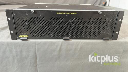 Evertz 7800FR-QT Multiframe, Serial 2477140867, 108-240V, 50/60Hz, 450W