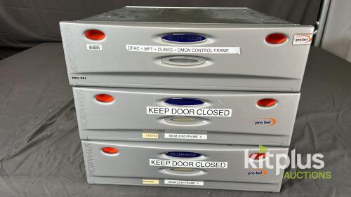 Pro-bel Morpheus and Automation Broadcast Automation System. 3x 3U rack mount frames