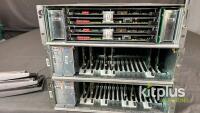 Pro-bel Morpheus and Automation Broadcast Automation System. 3x 3U rack mount frames - 2