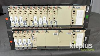 Avitel ADA 3232 Audio DAs [Qty 11] in ERF 2200 Rack-Mounting Frame