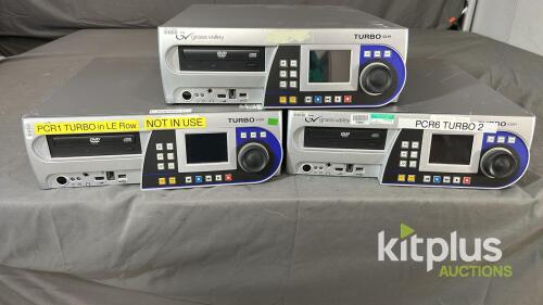 Grass Valley Turbo iDDR Video Server/Recorder, PN TURBO-1, Multiple I/O Ports