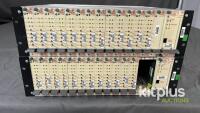 Avitel TRE3381 TImecode reader inserter cards in rack frames