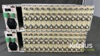 Avitel TRE3381 TImecode reader inserter cards in rack frames - 2