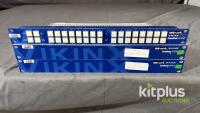 Network Technologies Inc. VikinX Video Routing Switcher, Model VD1616 [Qty 2] with one panel