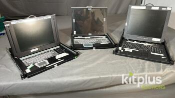 Rackmount KVM Consoles [Qty 3], Multiple VGA & PS/2 Ports, 17-19" Screen