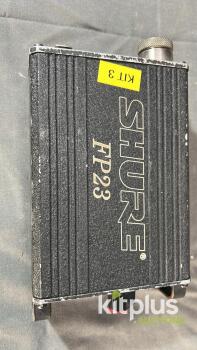 Shure FP23 Microphone Preamp, Phantom Power 48V/12V, Limiter Switch