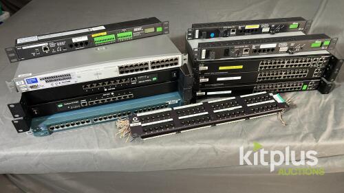 Network Bundle Package. Cisco Catalyst 3750, HP J4813A, Digi PortServer TS 8, Networking Equipment