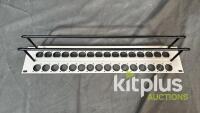 XLR 16 way Audio Term Plate (unpopulated