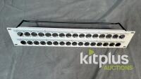 XLR 16 way Audio Term Plate (unpopulated - 2