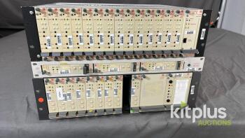 Avitel ADA 3332K audio DAs and VDA3210g Compsite DAs in ERF 3200 Rack-Mounting Frams