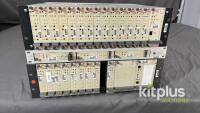 Avitel ADA 3332K audio DAs and VDA3210g Compsite DAs in ERF 3200 Rack-Mounting Frams