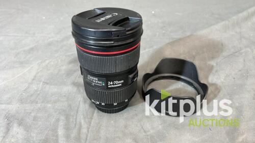 Canon 24-70mm (FF) F2.8, EF (FT: 82mm)