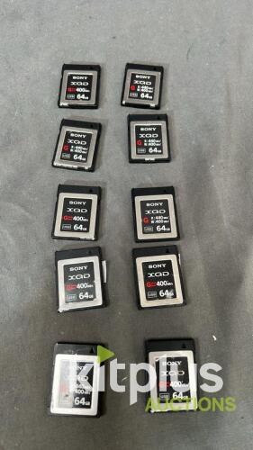 Sony 64GB XQD Card [Qty 10]