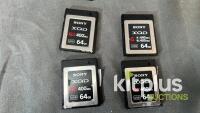 Sony 64GB XQD Card [Qty 10] - 3