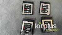 Sony 64GB XQD Card [Qty 10] - 4