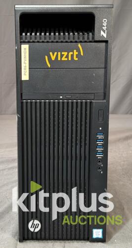 VIZRT System with dongle based on HP Z440 workstation