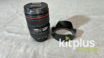 Canon 24-105mm IS (FF) F4.0, EF (FT: 77mm)
