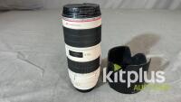 Canon 70-200mm, USM II, IS (FF) F2.8, EF (FT: 77mm)