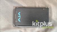 Pak-Adapt-eSATA is a Pak Media sized adaptor with an eSATA connector that allows attachment with a qualified RAID or single volume storage via an eSATA cable, so that it may be used as a recordable device