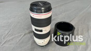 Canon 70-200mm, USM II, IS (FF) F2.8, EF (FT: 77mm)