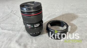 Canon 24-105mm IS (FF) F4.0, EF (FT: 77mm)