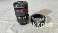 Canon 24-105mm IS (FF) F4.0, EF (FT: 77mm)