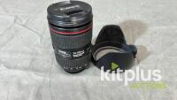 Canon 24-105mm IS (FF) F4.0, EF (FT: 77mm)