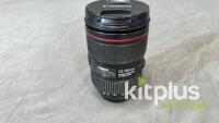 Canon 24-105mm IS (FF) F4.0, EF (FT: 77mm)