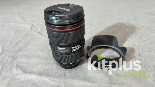 Canon 24-105mm IS (FF) F4.0, EF (FT: 77mm)