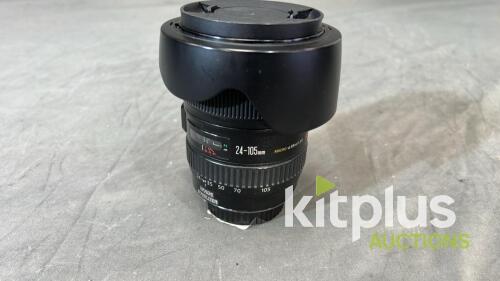 Canon 24-105mm IS (FF) F4.0, EF (FT: 77mm)