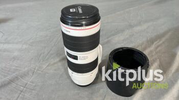 Canon 70-200mm, USM III, IS (FF) F2.8, EF (FT: 77mm)