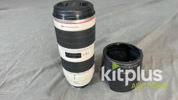 Canon 70-200mm, USM II, IS (FF) F2.8, EF (FT: 77mm)