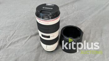 Canon 70-200mm, USM II, IS (FF) F2.8, EF (FT: 77mm)