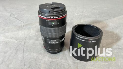 Canon 100mm Macro, USM IS (FF) F2.8, EF (FT: 67mm)