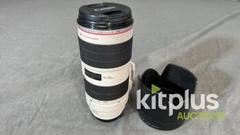 Canon 70-200mm, USM II, IS (FF) F2.8, EF (FT: 77mm)