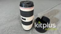 Canon 70-200mm, USM II, IS (FF) F2.8, EF (FT: 77mm)