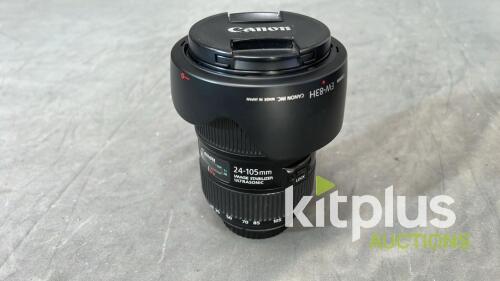Canon 24-105mm IS (FF) F4.0, EF (FT: 77mm)