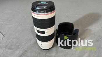 Canon 70-200mm, USM II, IS (FF) F2.8, EF (FT: 77mm)