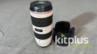 Canon 70-200mm, USM II, IS (FF) F2.8, EF (FT: 77mm)