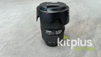 Canon 24-105mm IS (FF) F4.0, EF (FT: 77mm)