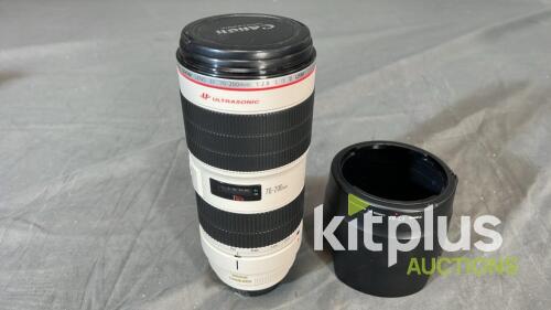 Canon 70-200mm, USM II, IS (FF) F2.8, EF (FT: 77mm)