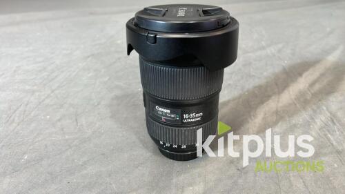 Canon 16-35mm (FF) F2.8, EF (FT: 82mm)