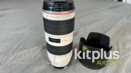 Canon 70-200mm, USM II, IS (FF) F2.8, EF (FT: 77mm)