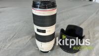 Canon 70-200mm, USM II, IS (FF) F2.8, EF (FT: 77mm)